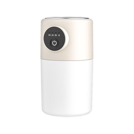 Umidificatore intelligente USB di grande capacità con luce notturna, piccolo purificatore d'aria, colore: beige