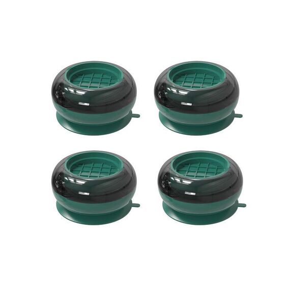 4 pezzi/set piedini per lavatrice base rialzata per frigoriferi mobili (verde)