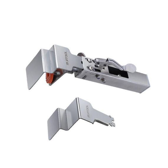 Morsetto per cassetto rapido in acciaio inossidabile RUITOOL Morsetti per fissaggio telescopici regolabili per lavorazione del legno, specifiche: piccola clip ad arco + 1 piastra per clip ad arco grande