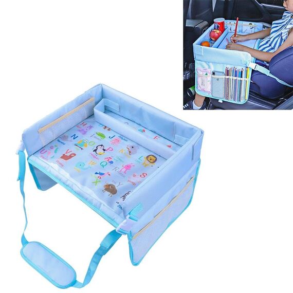 I bambini impermeabile Tavolo da pranzo giocattolo Organizzatore sicurezza del bambino vassoio turistico Pittura Holder