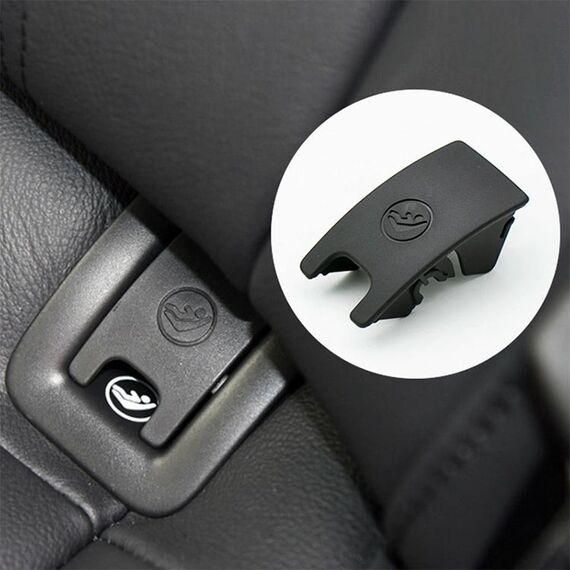 Cover isofix per bambini posteriori auto per Audi A4 2009-2016 (nero)