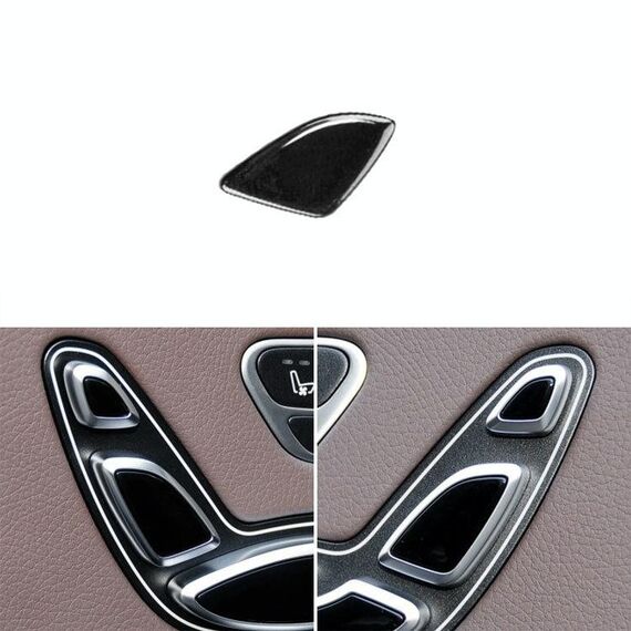Auto Pulsante interruttore di regolazione del poggiatesta laterale dell'auto per Mercedes-Benz S Classe W222 2014-2019, guida sinistra