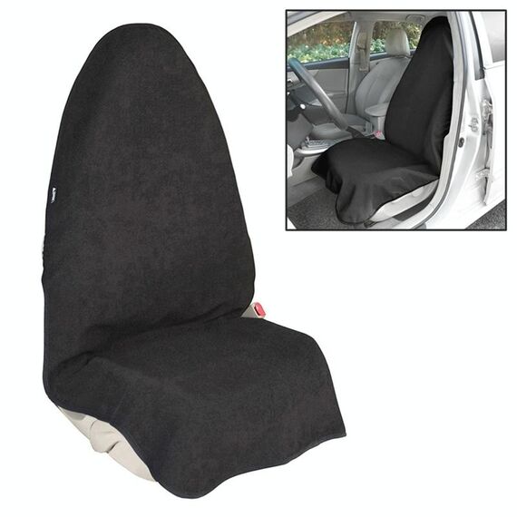 Coprisedile antiscivolo impermeabile universale per auto (nero)
