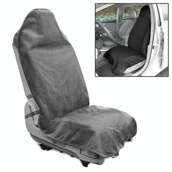 Coprisedile antiscivolo impermeabile universale per auto (grigio)