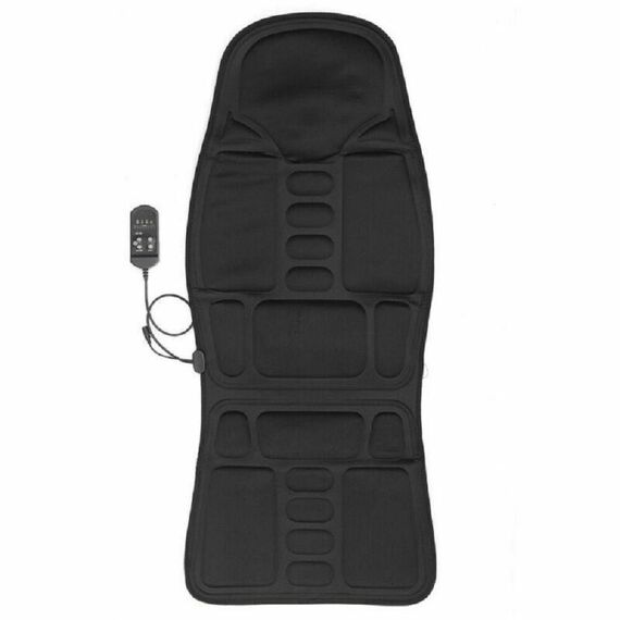 5 teste di massaggio 8 modalità auto / uso domestico multifunzione intera corpo cuscino del sedile cervicale, tipo spina: spina uk (nero)