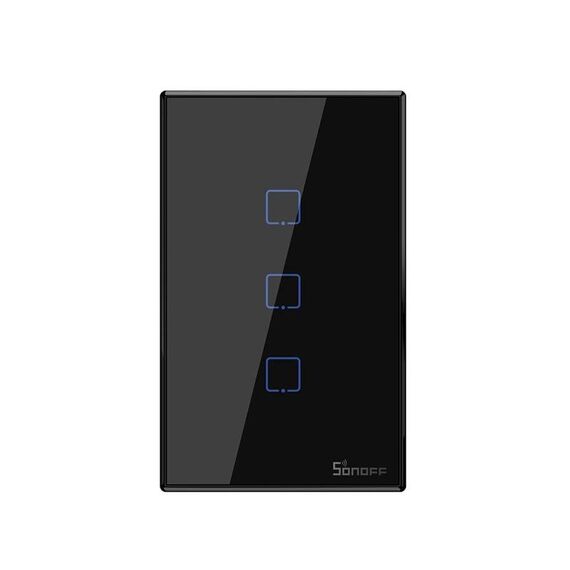 SONOFF T3 US-TX 433 RF WiFi Smart Teleclor Telecoming Interruttore tattile, spina USA, Stile: Tre pulsanti