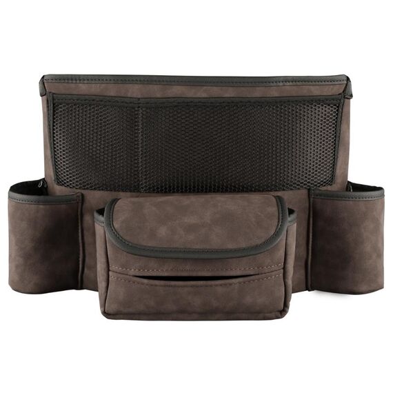 Borsa da appendere per console centrale per auto Borsa portaoggetti in pelle di montone (marrone)