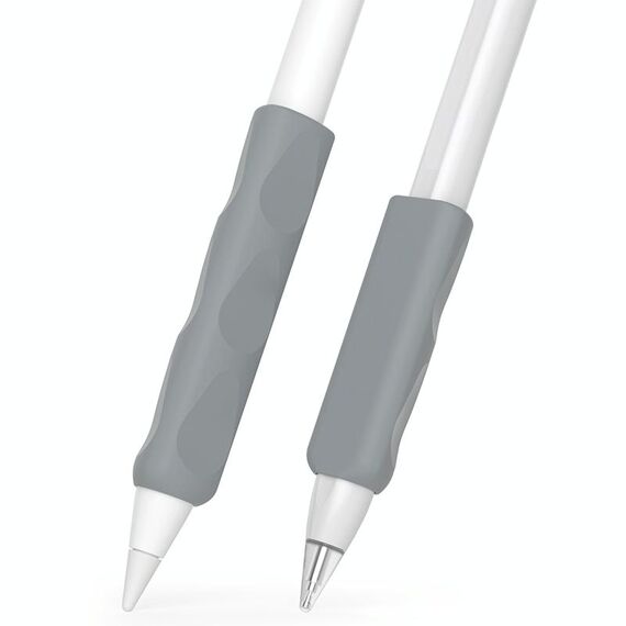 Per Apple Pencil e Huawei M-Pencil Series Custodia protettiva universale in silicone per penna stilo (grigio)