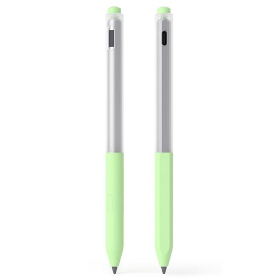 Per Lenovo Gen3 Stylus Pen 2 pezzi/set Jelly Series Stylus Pen Custodia protettiva in silicone (verde matcha)