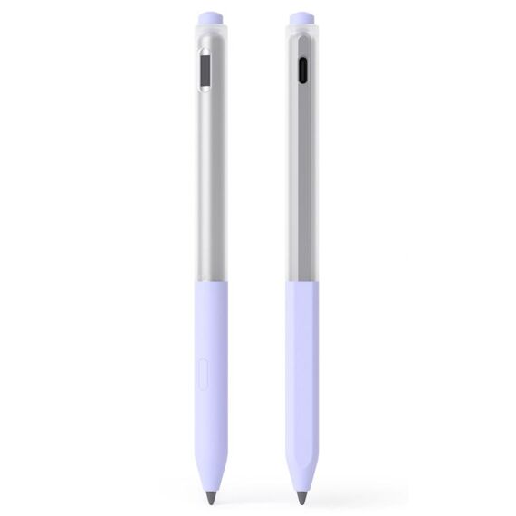 Per Lenovo Gen3 Stylus Pen 2 pezzi/set Jelly Series Stylus Pen Custodia protettiva in silicone (viola lavanda)