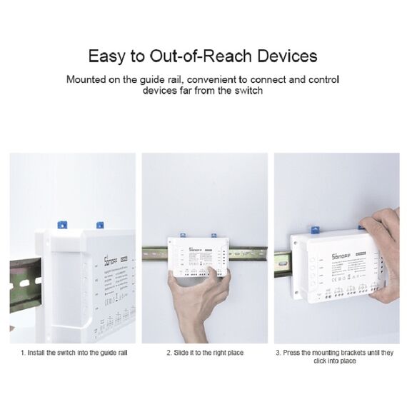 Interruttore Sonoff per smart home del telefono cellulare controller a quattro vie EDA009378 6922775916419