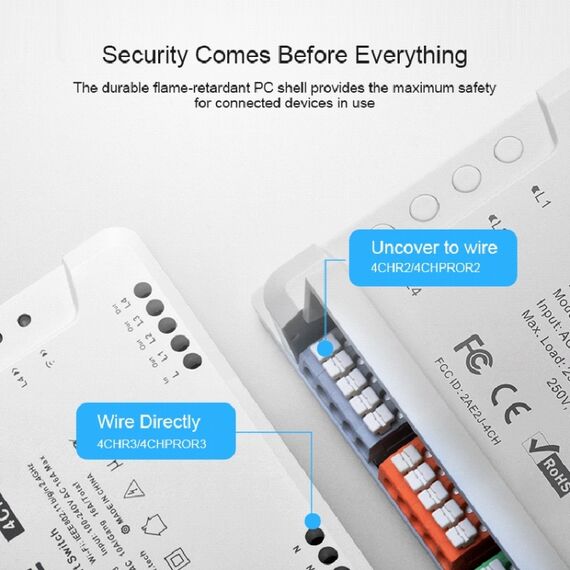 Interruttore Sonoff per smart home del telefono cellulare controller a quattro vie EDA009378 6922775916419