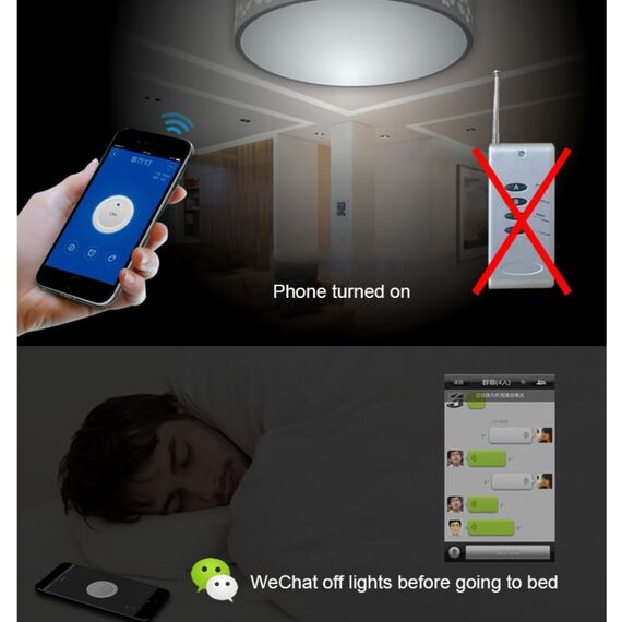 Sonoff 433MHz WiFi smart remote control timer, interruttore per smart home supporta iOS/Android LED3516 6922882936304