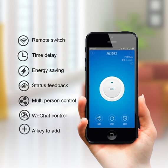 Sonoff 433MHz WiFi smart remote control timer, interruttore per smart home supporta iOS/Android LED3516 6922882936304