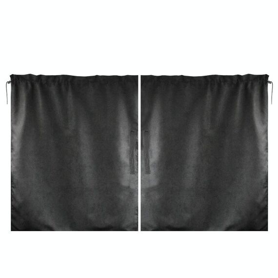 2 pz 69 x 82cm Automobile Automobile anteriore e posteriore Partition Tenda Business Car Aria condizionata Privacy Tenda (Nero)