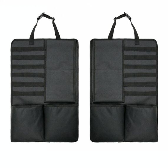 Sacchetto di stoccaggio di stoccaggio di panno del sedile dell'automobile 2 PCS