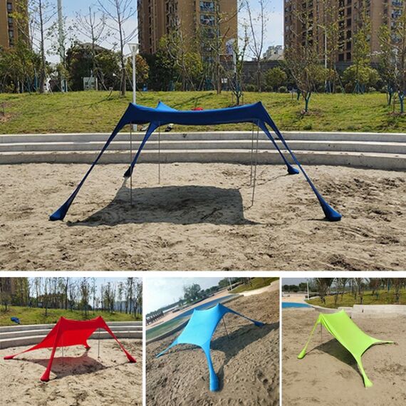 Tenda da campeggio e spiaggia dimensioni 210x160x150 cm blu cielo TBD0602354701A 6922621342247