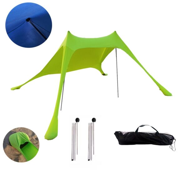 Tenda da campeggio e spiaggia dimensioni 210x160x150 cm blu cielo TBD0602354701A 6922621342247