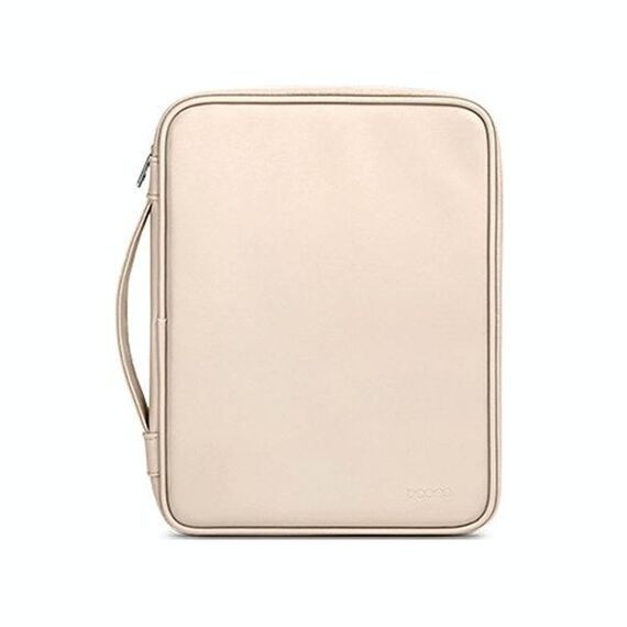 Baona BN-Q015 Borsa per tablet palmare impermeabile con assorbimento degli urti in pelle, dimensioni: 10,9 pollici (albicocca)