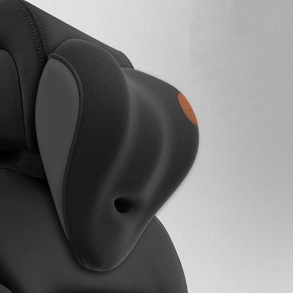 SR-21 Cuscino lombare per auto Poggiatesta Sedile Memory Foam Accessori, Stile: Poggiatesta ordinario (Nero)