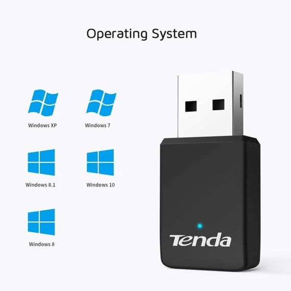 Scheda di rete wireless USB Tenda U9 650Mbps dual band 5G per laptop/desktop TBD06039832 6922067719111