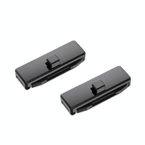 SHUNWEI 1 paio di clip anti-strangolamento per limitatore di cintura di sicurezza per auto (nero)