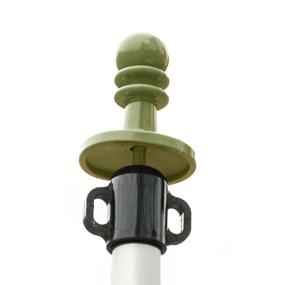 AOTU AT6525 Tenda da campeggio per esterni Palo per tuono Protezione per tenda Palo di protezione in plastica isolato, Colore: Verde militare