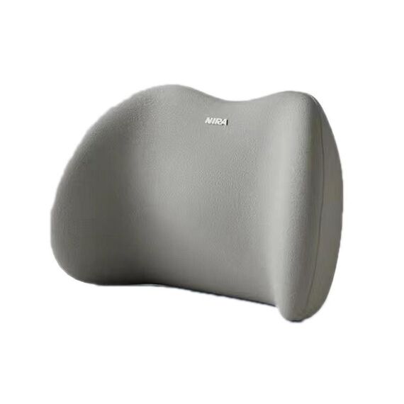 Cuscino di supporto per guida in memory foam per auto, colore: grigio Supporto lombare