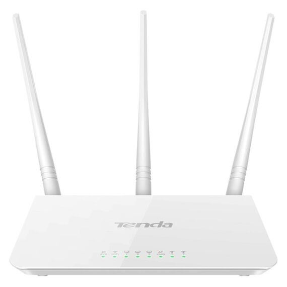 Router WiFi Tenda F3 Wireless 2.4GHz 300Mbps con antenne esterne 3 * 5dBi (bianco) WR0052W 6922260859348