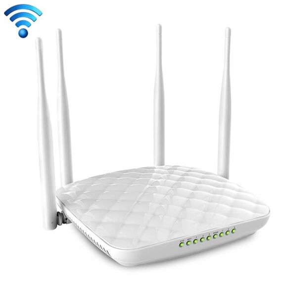 Router WiFi Tenda FH456 Wireless 2.4GHz 300Mbps con antenne esterne 4 * 5dBi (bianco) WR0053W 6922221998147