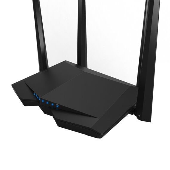 Router Tenda AC6 AC1200 Dual-Band 5GHz 867Mbps + 2.4GHz 300Mbps con antenne 4x5dBi (nero) WR0050B 6922524723699