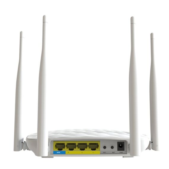 Router WiFi Tenda FH456 Wireless 2.4GHz 300Mbps con antenne esterne 4 * 5dBi (bianco) WR0053W 6922221998147