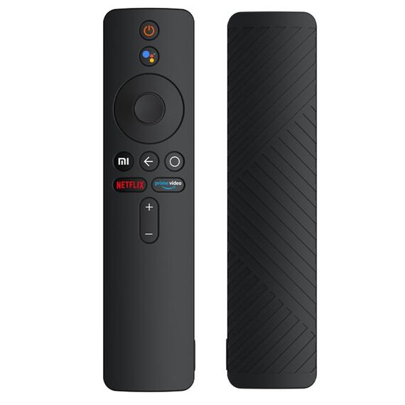 Per Xiaomi MiBox S Custodia protettiva in silicone a tinta unita (nera)