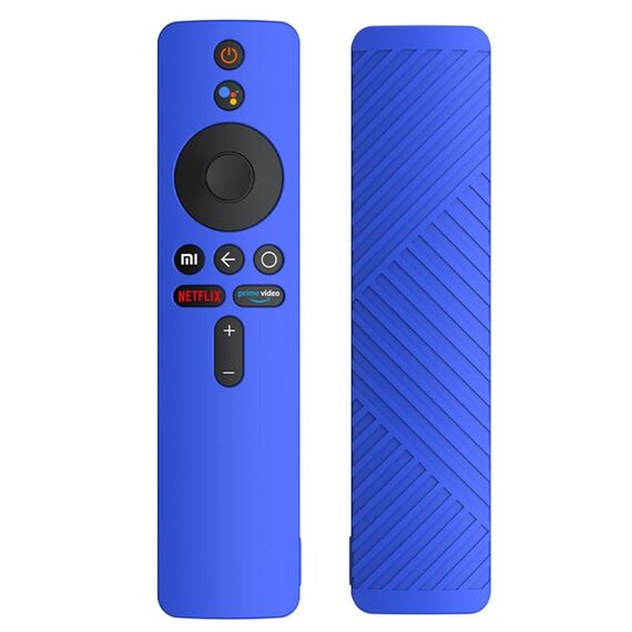 Per Xiaomi MiBox S Custodia protettiva in silicone a tinta unita (blu scuro)