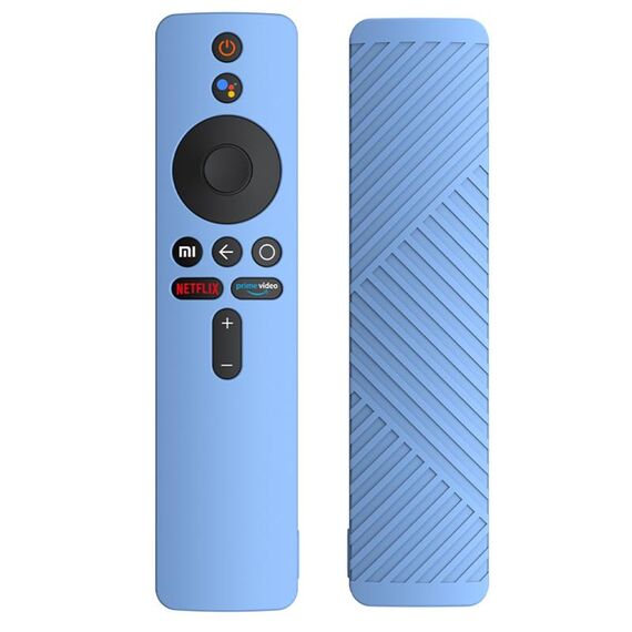 Per Xiaomi MiBox S Custodia protettiva in silicone a tinta unita (azzurro)