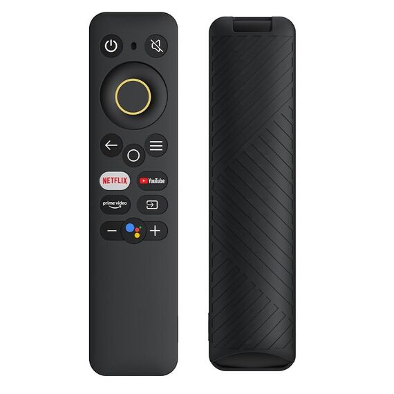 Per Realme TV 30 pollici / 40 pollici Copertura protettiva in silicone a tinta unita (nero)