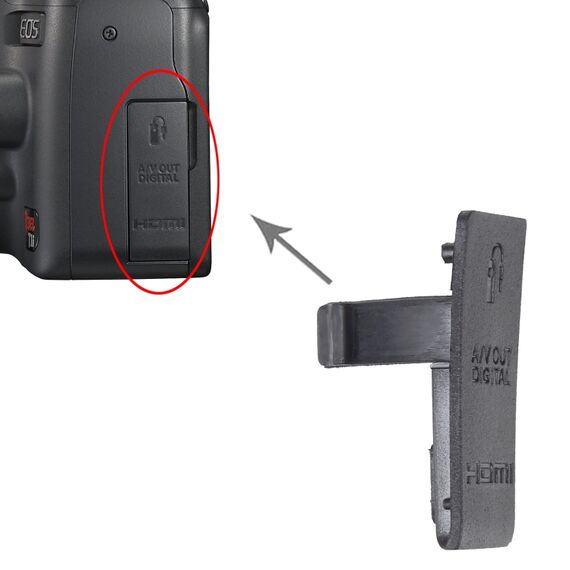 Tappo di copertura USB OEM per Canon EOS 500D EDA004480303 6922959228426