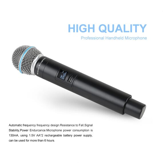 XTUGA A140-HB – Sistema Microfonico Wireless UHF a 4 Canali con Auricolari Lavalier EDA005198401B 6922120283547XTUGA A140-HB – Sistema Microfonico Wireless UHF a 4 Canali con Auricolari Lavalier EDA005198401B 6922120283547