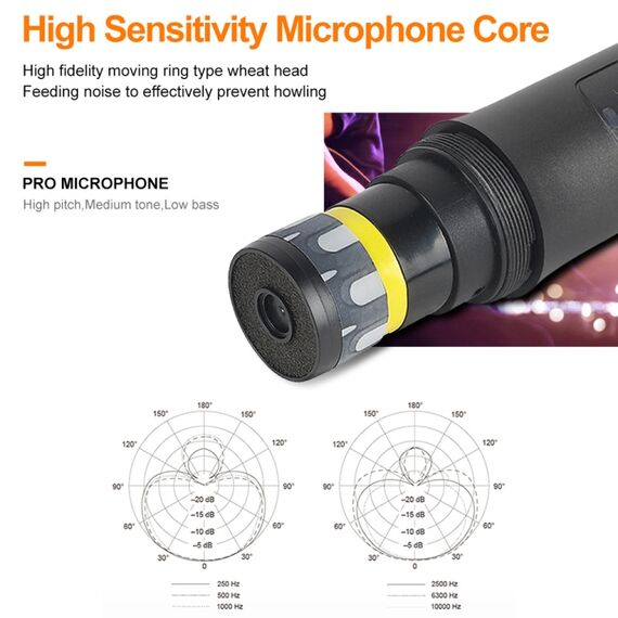 XTUGA S400 – Sistema Microfonico Wireless UHF a 4 Canali con 4 Microfoni Palmari  EDA005204901B 6922189124484
