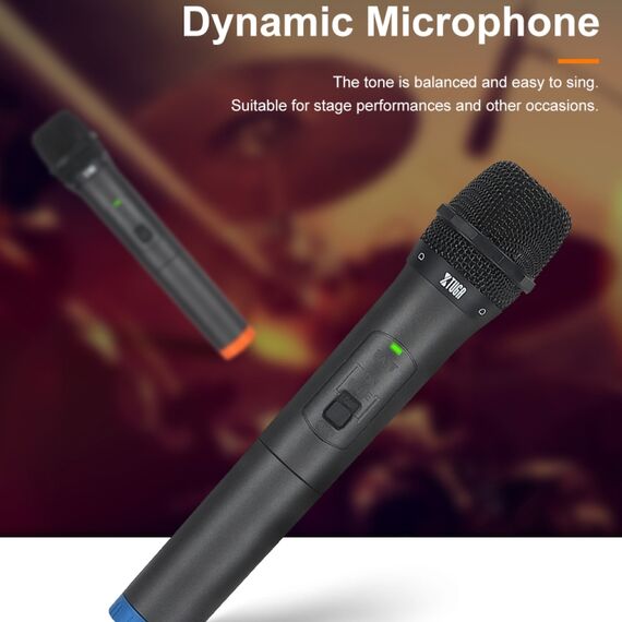 XTUGA S400 – Sistema Microfonico Wireless UHF a 4 Canali con 4 Microfoni Palmari  EDA005204901B 6922189124484