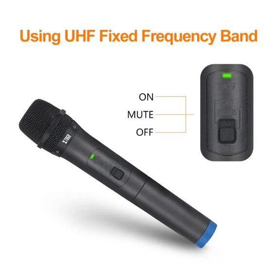 XTUGA S400 – Sistema Microfonico Wireless UHF a 4 Canali con 4 Microfoni Palmari  EDA005204901B 6922189124484