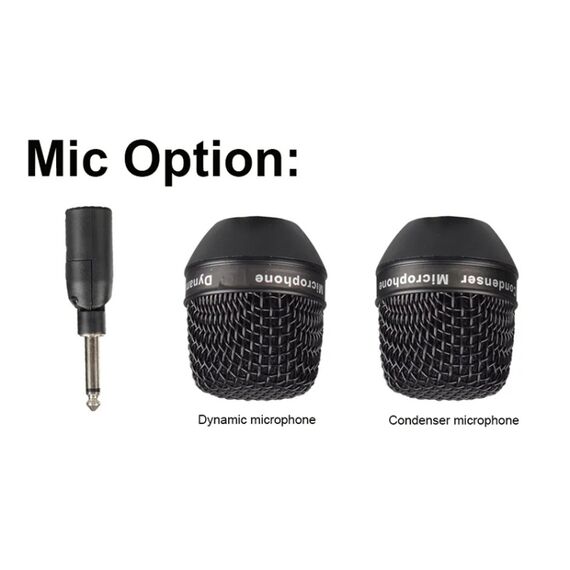 XTUGA U-95 – Sistema Wireless UHF XLR per Microfoni Dinamici e Chitarra (Trasmettitore + Ricevitore) EDA005205101 6922916307765