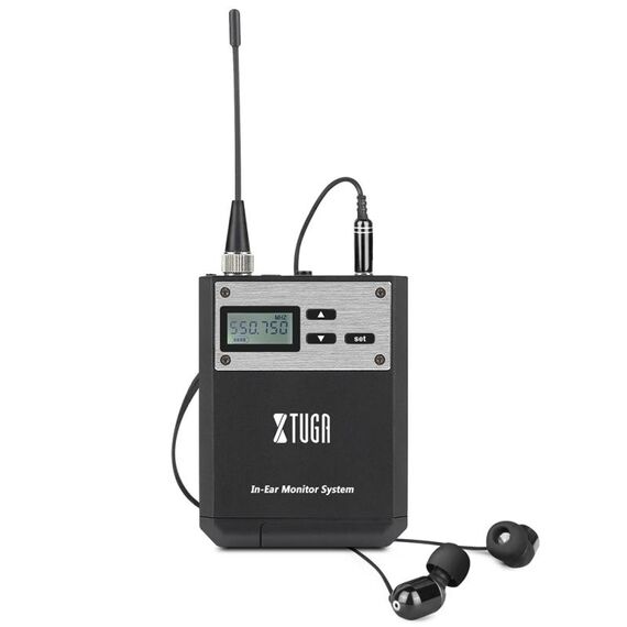 XTUGA IEM1100 – Ricevitore Bodypack Singolo per Sistema In-Ear Monitor UHF MCP1101 6922321929997
