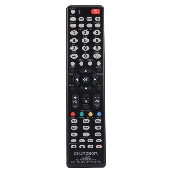CHUNGHOP E-H907 Telecomando universale per HISENSE LED LCD HDTV 3DTV
