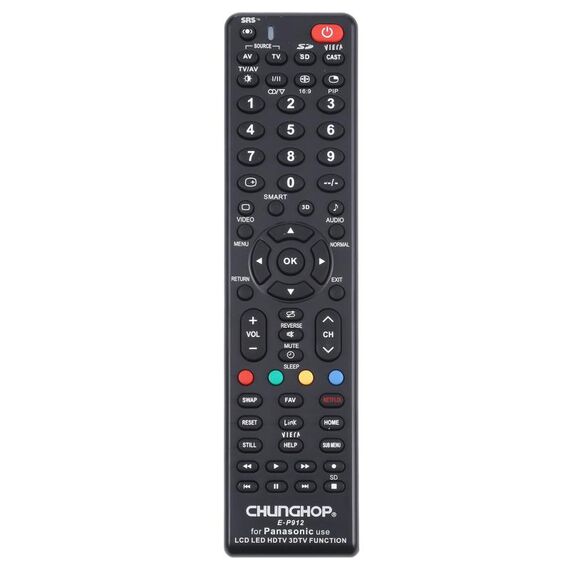 CHUNGHOP E-P912 Telecomando universale per TV LED PANASONIC / TV LCD / HDTV / 3DTV