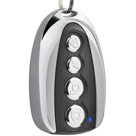 A forma di U 433 Mhz Wireless Universal Copy Remote Control Metal 4 Key Garage Door Duplicator Mini telecomando portatile
