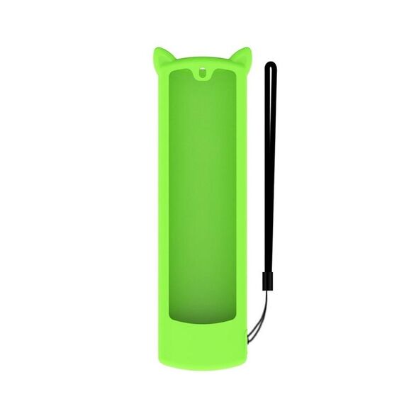 2 PCS Y26 Custodia telecomando per Amazon Alexa Voice Remote 3rd Gen (verde luminoso)