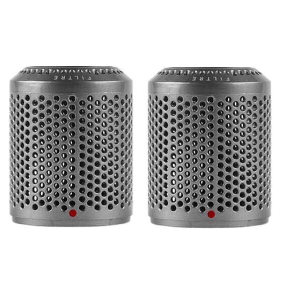 Filtro antipolvere per copertura esterna 2 pezzi per asciugacapelli Dyson HD01/HD03/HD08 (grigio brillante)