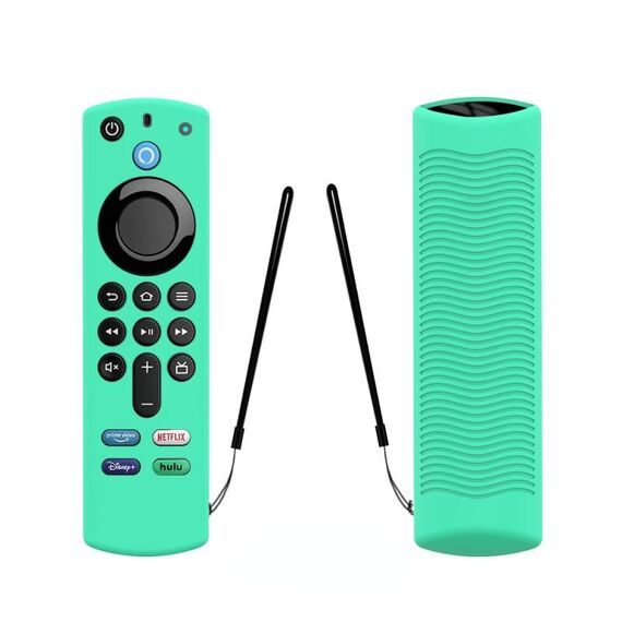 2 pezzi Y27 per Alexa Voice Remote 3a generazione Custodia protettiva antiscivolo in silicone (blu ghiaccio)