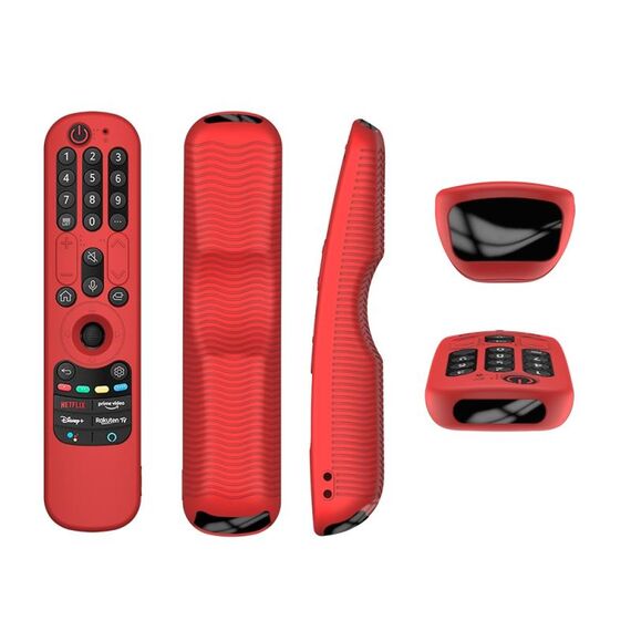 Custodia protettiva in silicone per telecomando TV LG An-MR21GC / AN-MR21N / AN-MR21GA (rosso)